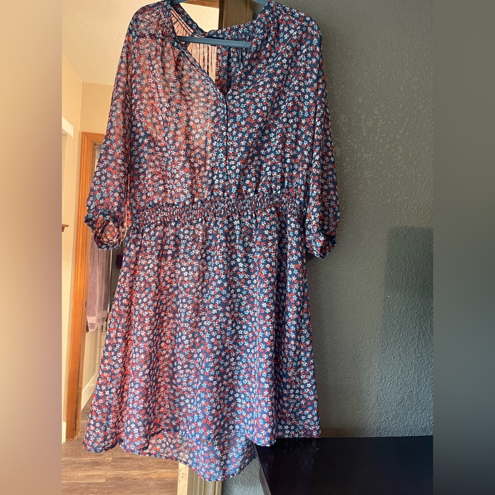 Gap XXL short floral mini dress